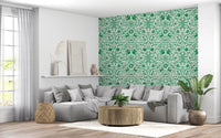 Whimsical Woodland Greenery Wallpaper⁠