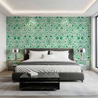Whimsical Woodland Greenery Wallpaper⁠