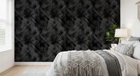 Monochromatic Brushwork Texture Wallpaper⁠