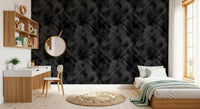 Monochromatic Brushwork Texture Wallpaper⁠