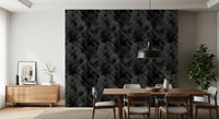 Monochromatic Brushwork Texture Wallpaper⁠