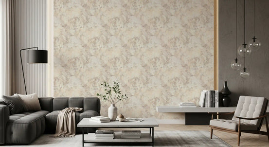Creamy Taupe Painted Texture Wallpaper⁠