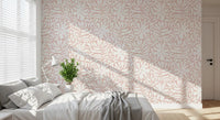 Soft Blush Organic Foliage Wallpaper⁠