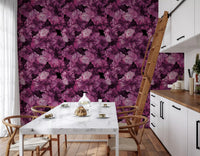 Velvet Petal Botanical Dark Wallpaper⁠
