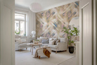 Soft Brushstroke Abstract Art Wallpaper⁠