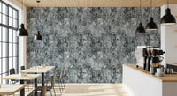 Monochrome Botanical Shadow Wallpaper⁠