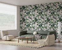 Serene Botanical Foliage Wallpaper⁠