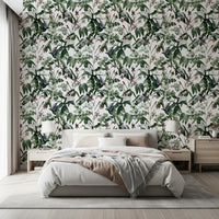 Serene Botanical Foliage Wallpaper⁠