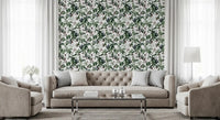 Serene Botanical Foliage Wallpaper⁠