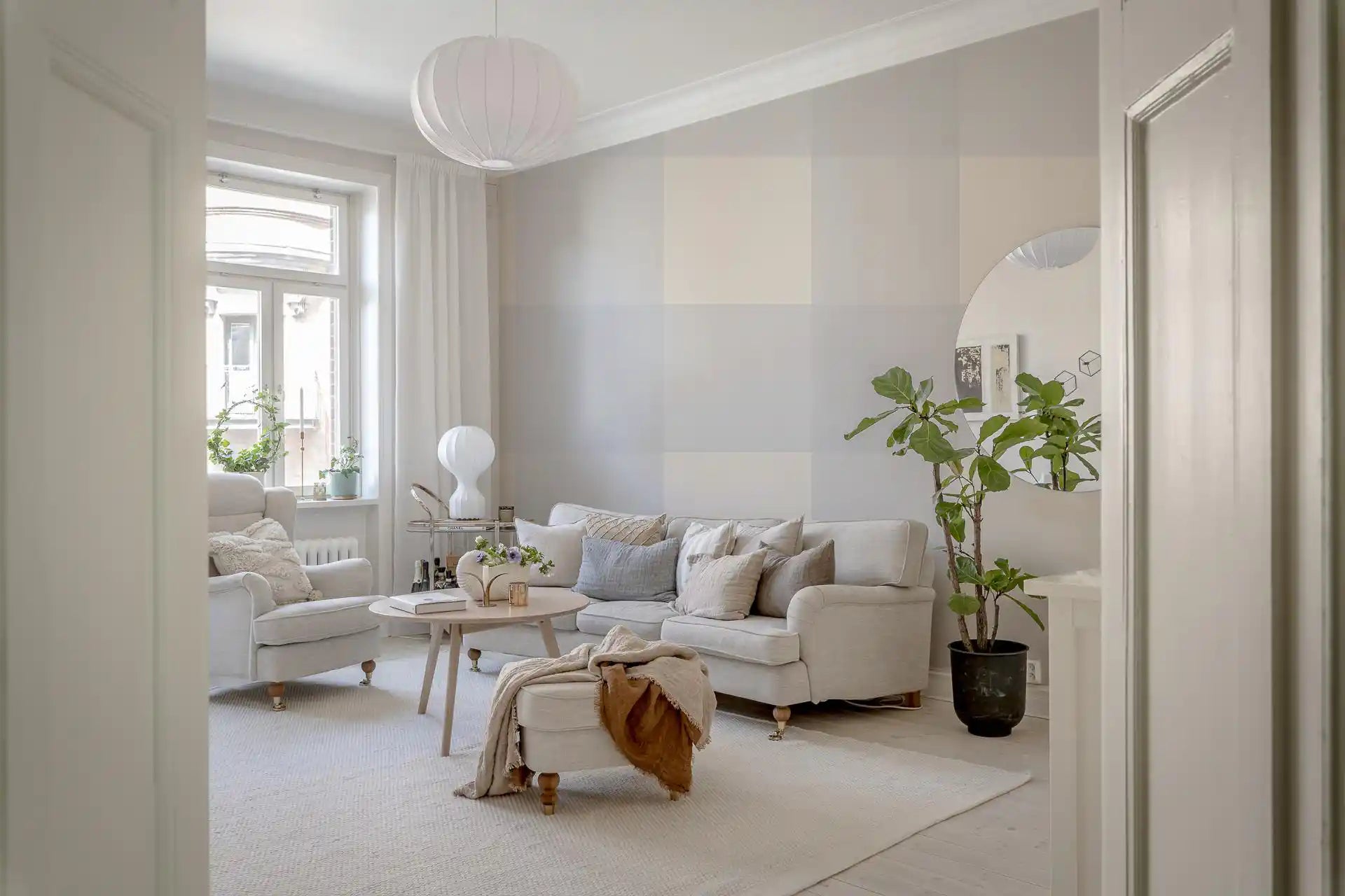 Subtle Off-White Texture Wallpaper⁠