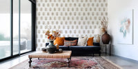 Vintage Botanical Herb Garden Sketch Wallpaper⁠
