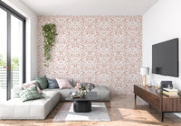 Vintage Blush Floral Damask Wallpaper⁠