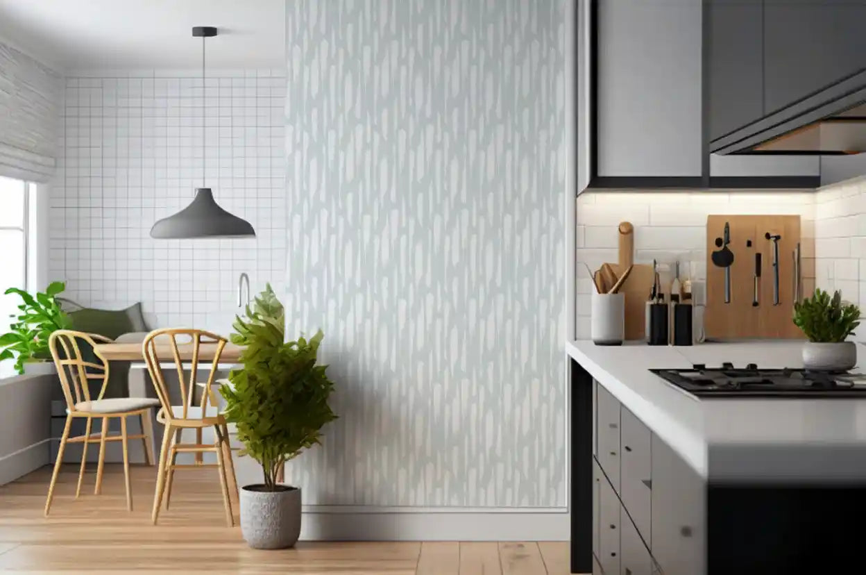 Soft Painted Vertical Texture Wallpaper⁠