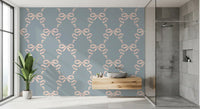 Vintage Pastel Bow Print Wallpaper⁠