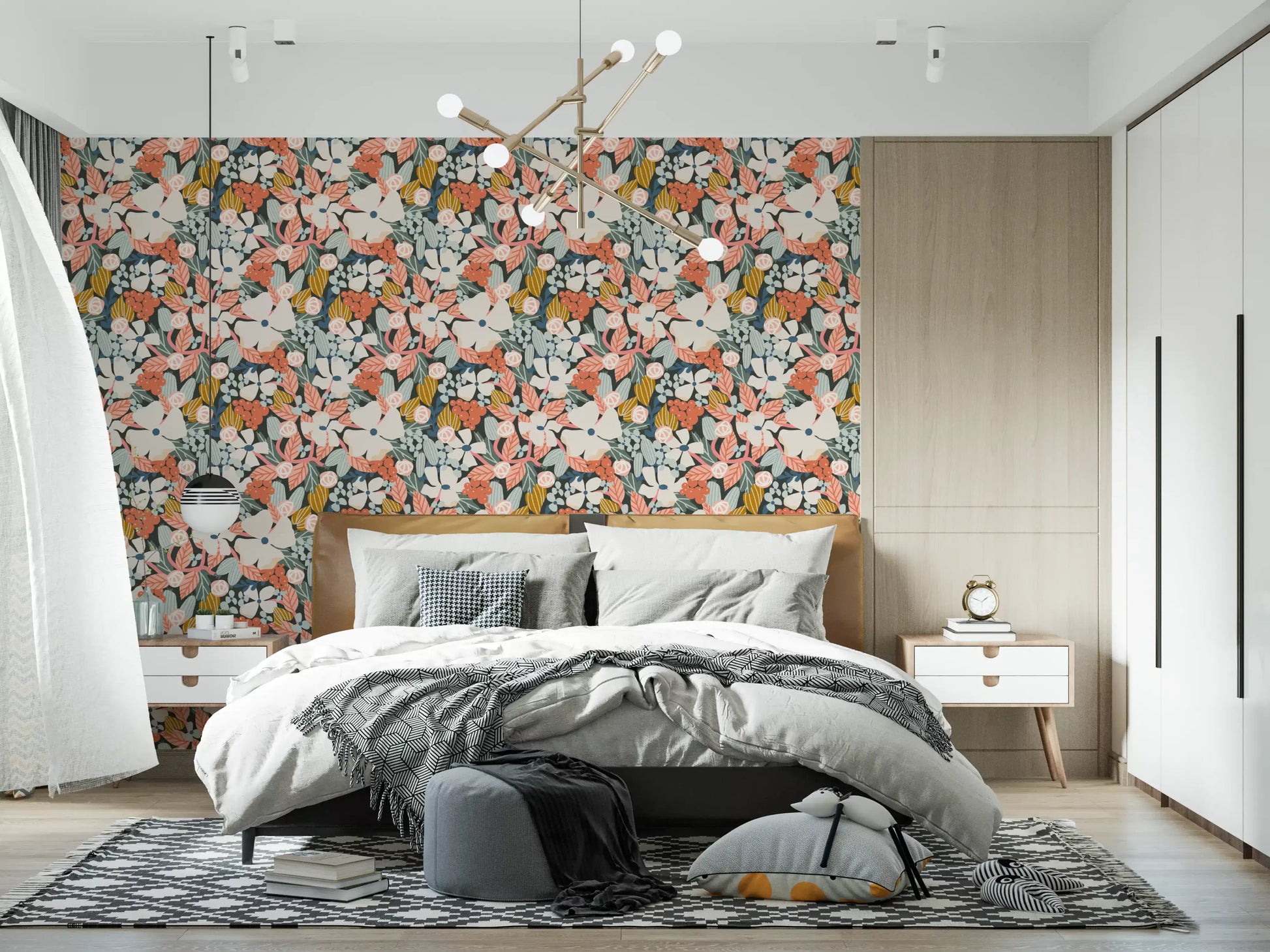 Botanical Garden Harvest Pattern Wallpaper⁠