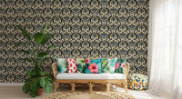 Botanical Heritage Trellis Wallpaper⁠