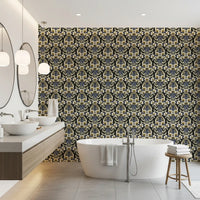 Botanical Heritage Trellis Wallpaper⁠