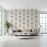 Minimalist Hand-Drawn Bows Wallpaper⁠