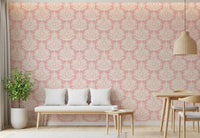 Hand-Drawn Pink Heritage Wallpaper⁠