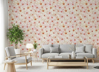Soft Watercolor Meadow Bloom Wallpaper⁠