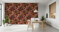 Vintage Botanical Twilight Wallpaper⁠