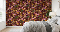 Vintage Botanical Twilight Wallpaper⁠