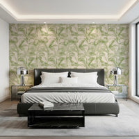 Botanical Jungle Frond Sketch Wallpaper⁠