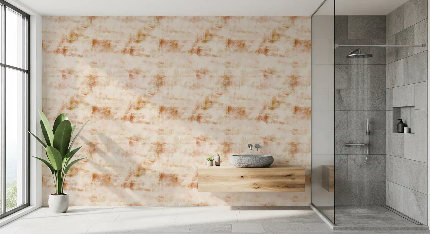 Rustic Earthy Patina Finish Wallpaper⁠