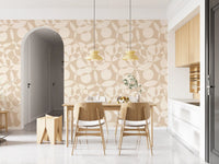 Soft Neutral Interplay Wallpaper⁠