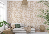 Soft Neutral Interplay Wallpaper⁠