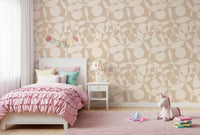 Soft Neutral Interplay Wallpaper⁠