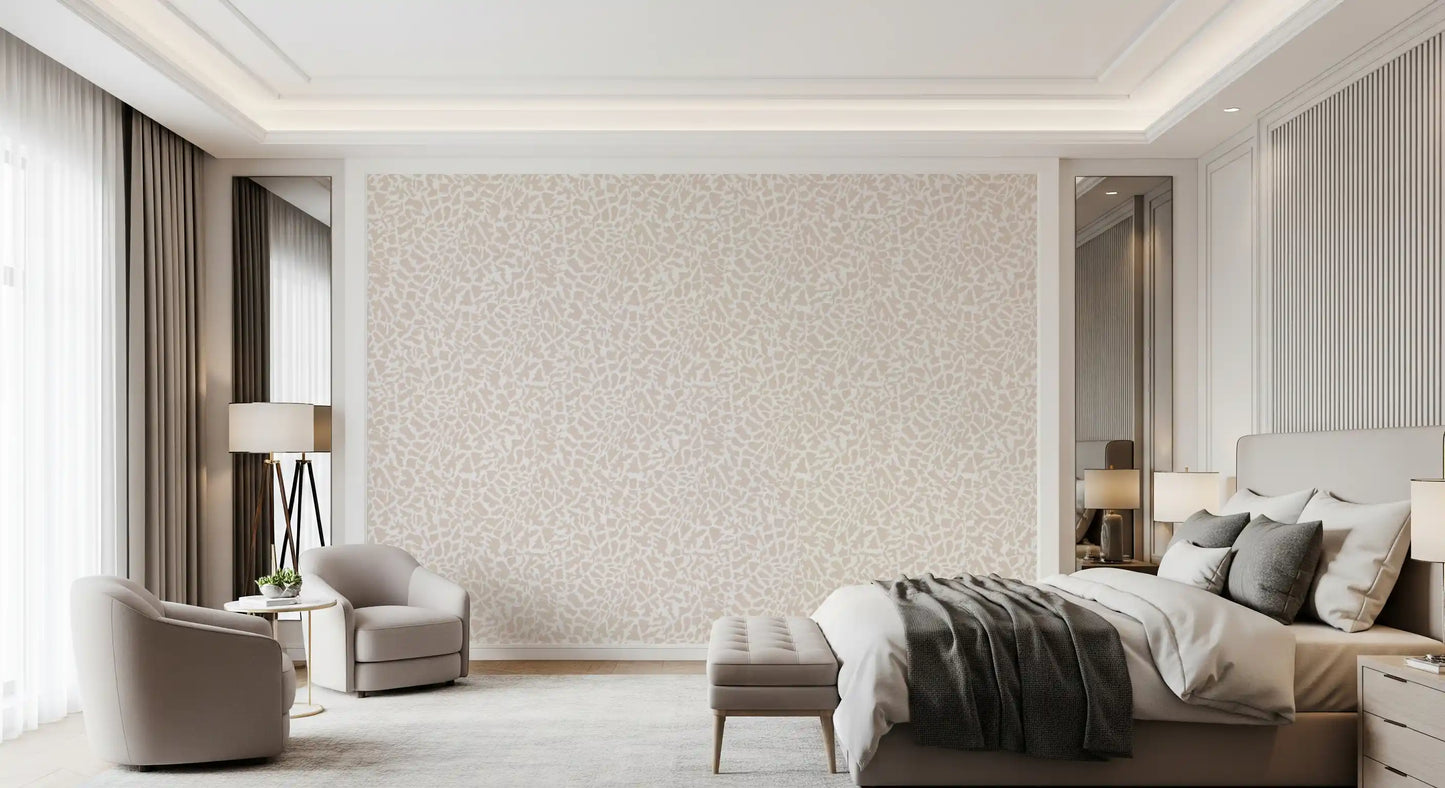 Soft Tonal Zebra Skin Pattern Wallpaper⁠