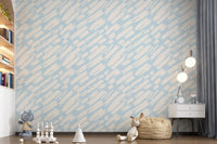 Soft Azure Brushstroke Motion Wallpaper⁠