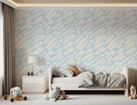 Soft Azure Brushstroke Motion Wallpaper⁠