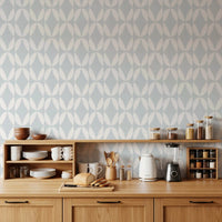 Nordic Curves Linear Repeat Wallpaper⁠