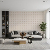 Soft Geometric Diamond Grid Wallpaper⁠