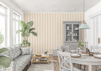 Abstract Cream Diagonal Flow Wallpaper⁠