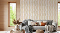 Abstract Cream Diagonal Flow Wallpaper⁠