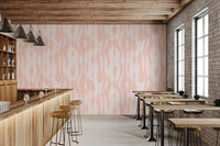 Minimalist Blush Flowing Lines Wallpaper⁠