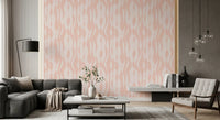 Minimalist Blush Flowing Lines Wallpaper⁠