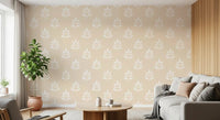 Minimalist Botanical Motif Wallpaper⁠