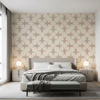 Geometric Intersection Cream Wallpaper⁠