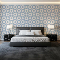 Geometric Circle Lattice Wallpaper⁠