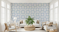 Geometric Circle Lattice Wallpaper⁠