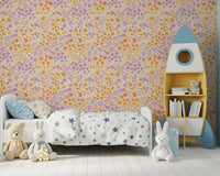 Boho Wildflower Meadow Hues Wallpaper⁠