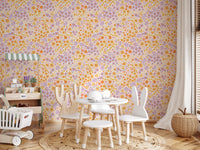 Boho Wildflower Meadow Hues Wallpaper⁠