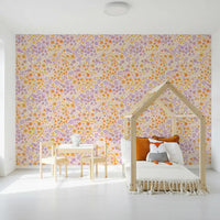 Boho Wildflower Meadow Hues Wallpaper⁠