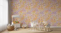 Boho Wildflower Meadow Hues Wallpaper⁠