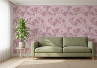 Blush Botanical Silhouette Wallpaper⁠