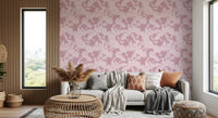 Blush Botanical Silhouette Wallpaper⁠